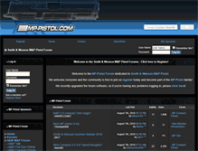 Tablet Screenshot of mp-pistol.com